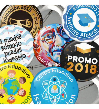 Boton C/prendedor 4.5 Cm.