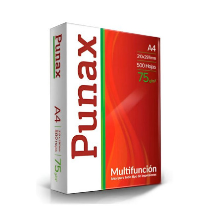 Resma A4 75 Grs. 21x29,7 Cm.